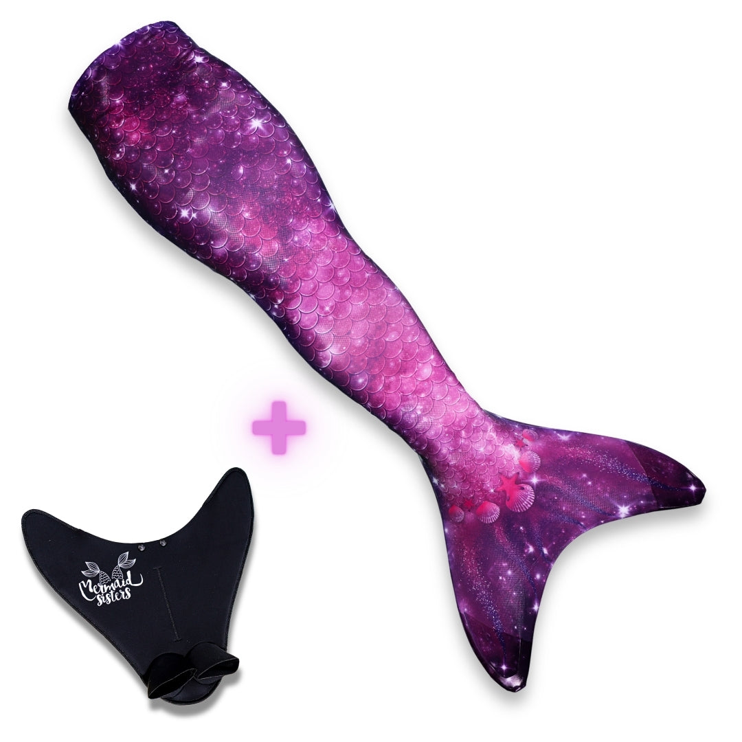 Queue de sirène amovible Star of the Sea Purple