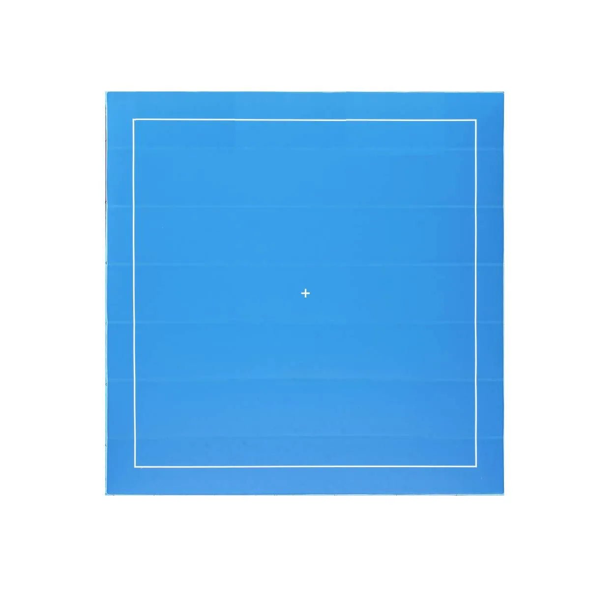 MMS AirTrack Square detailweergave in blauw β compacte oefenmat