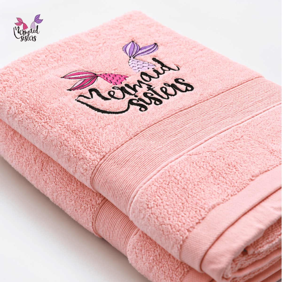 Mermaid Sisters Roze Badlaken