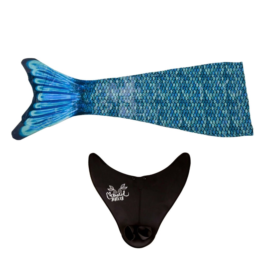 Mermaid Set Green Glacier Tail XXL