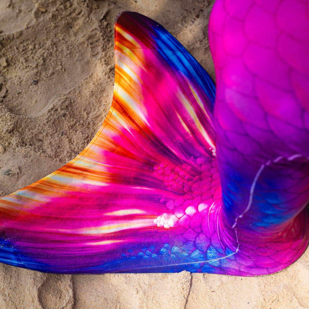 Meerjungfrau Set Tropischer Sonnenuntergang