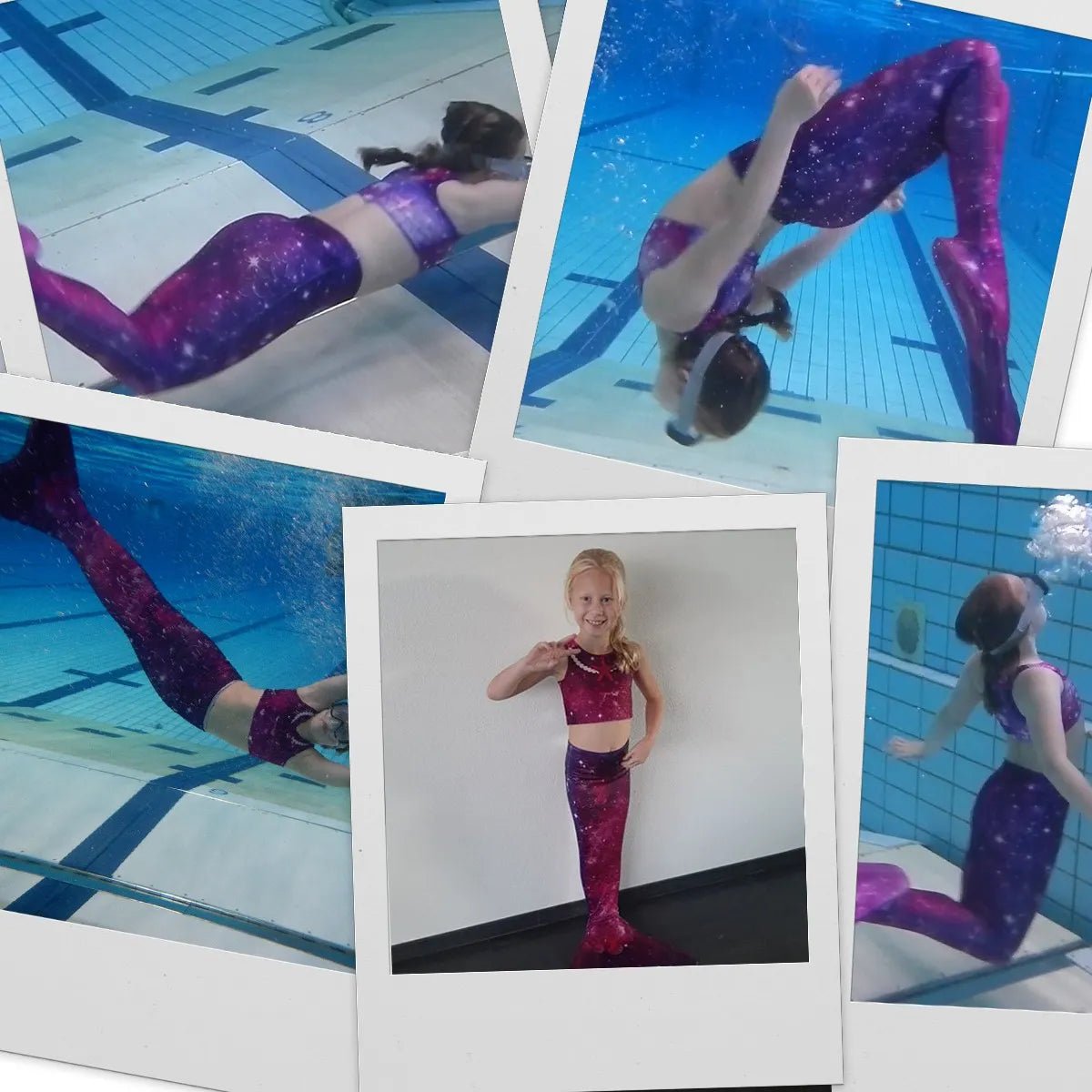 Kind gebruikt zeemeermin staart Star of the Sea Purple – Mermaid Sisters