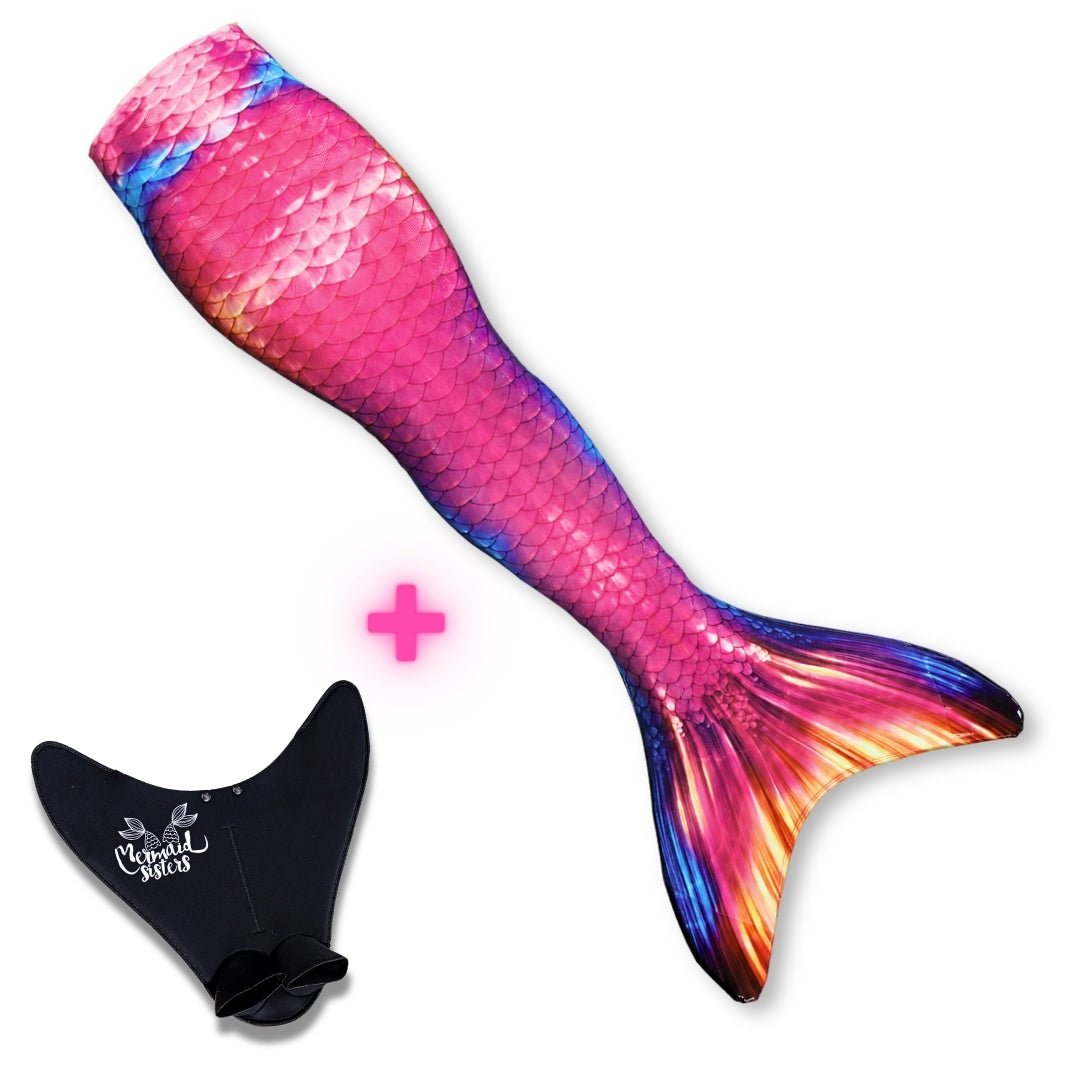 Mermaid Tail Tropical Sunset